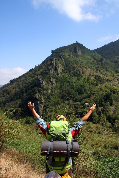 晒一晒你的旅行背包背影!