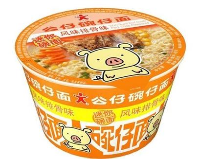 公仔碗仔面(风味排骨味)