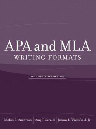 apa and mla writing formats