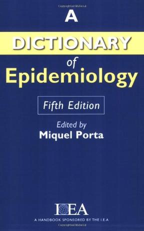 a dictionary of epidemiology