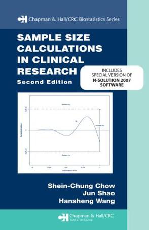 sample size calculations in clinical research, second edition n