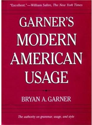 garner"s modern american usage