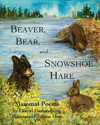 beaver, bear, and snowshoe hare