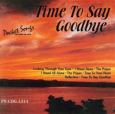time to say goodbye