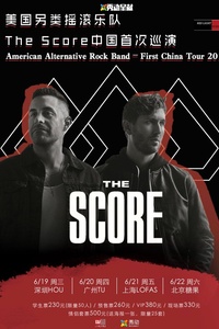 美国另类摇滚乐队the score2019新专辑巡演深圳站