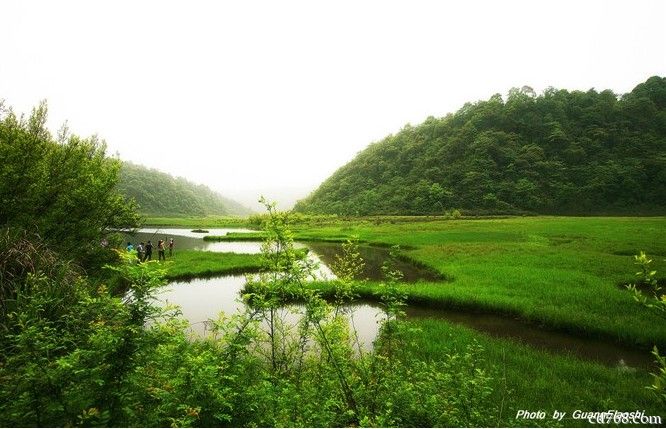 7月28日周末雅安望鱼古镇 看海子山千亩湿地