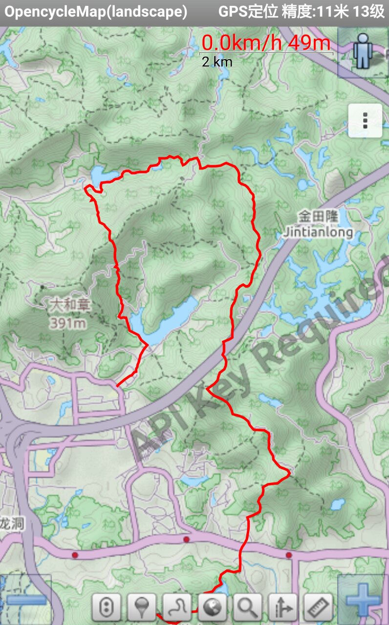 7月8日龙洞爬山,猪仔岭,凤凰山,公渔岭