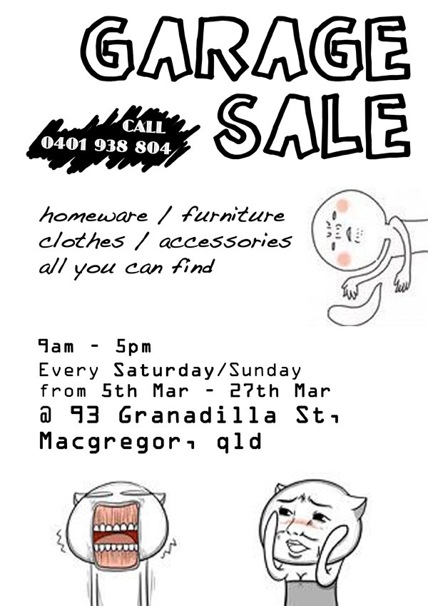 our garage sale