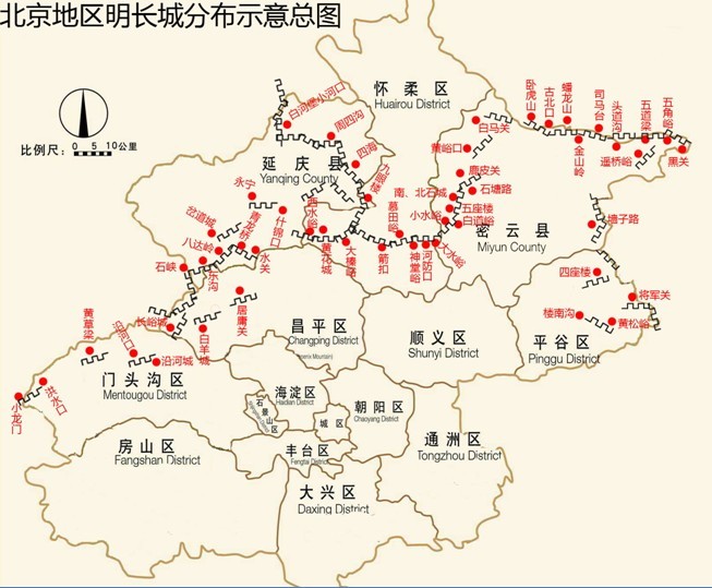 北京的长城