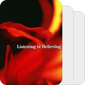 Listening is Believing