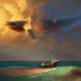 走進畫布裡的貓