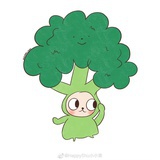 今天也吃西蓝花
