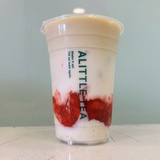 草莓米麻薯奶红