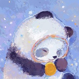 月球边缘上的人