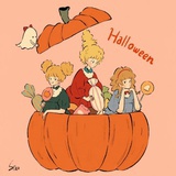 咖啡杯和甜甜圈