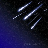 流星划过夜空