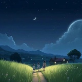 夏夜望繁星