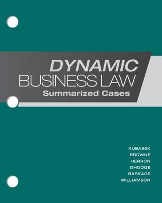 Loose Leaf Dynamic Business Law