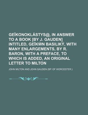 GE Konokl Stys@, in Answer to a Book