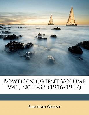 Bowdoin Orient Volume V.46, No.1-33