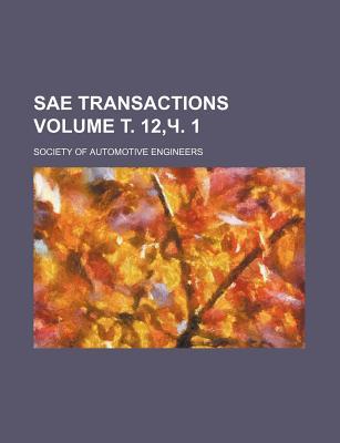Sae Transactions Volume . 12, . 1