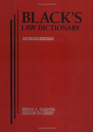 Black's Law Dictionary 7th Edition (Black's Law Dictionary)