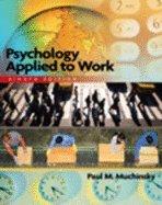 Psychology Applied to Work