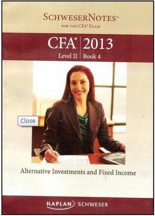 Schweser Notes for CFA Level - II Exam Book 4