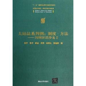 大陆法系判例(制度方法判例研读沙龙Ⅰ中国法学前沿研究生教学参考书)