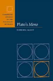 Plato's Meno (Cambridge Studies in the Dialogues of Plato)