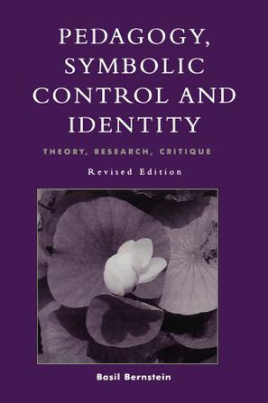 Pedagogy, Symbolic Control, and Identity (Critical Perspectives Series