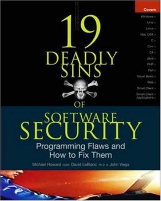 19 Deadly Sins of Software Security