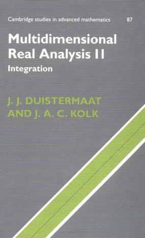 Multidimensional Real Analysis II