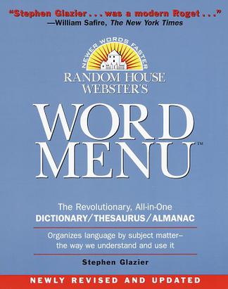 Random House Webster's Word Menu