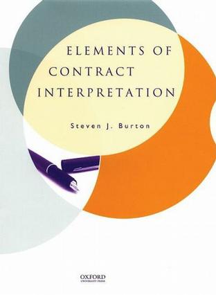 Elements Of Contract Interpretation