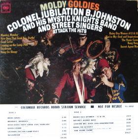 Colonel Jubilation B Johnston And His Mystic Knights Band And Street Singers Moldy Goldies Colonel J Colonel Jubilation B Johnston And His Mystic Knights Band And Street Singers Moldy Goldies Colonel J