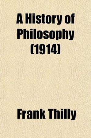 A History of Philosophy (1914)