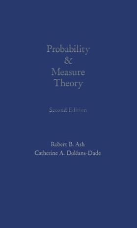 Probability & Measure Theory, Second Edition