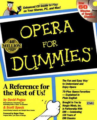 Opera for Dummies  (Book and Audio CD)