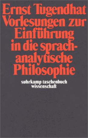Vorlesungen zur Einführung in die sprachanalytische Philosophie (suhrkamp taschenbuch wissenschaft)