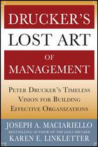 Drucker's Lost Art of Management