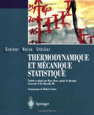 Thermodynamique et mécanique statistique