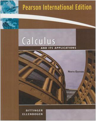 Calculus and Its Applications, 9th Edition