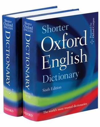 shorter oxford english dictionary trial