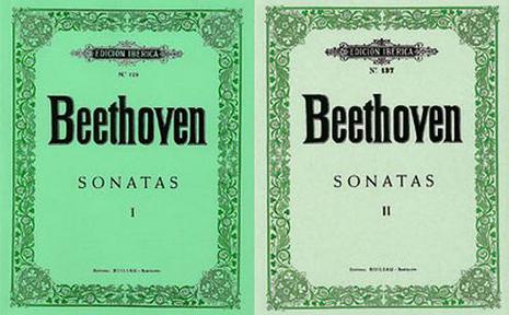 EDICIÓN IBÉRICA Nº 128 & 137 - BEETHOVEN - Sonatas Vol. I & II