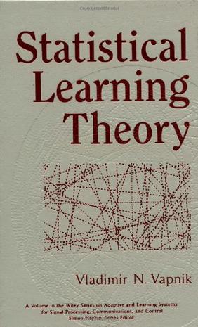 statistical learning theory eth