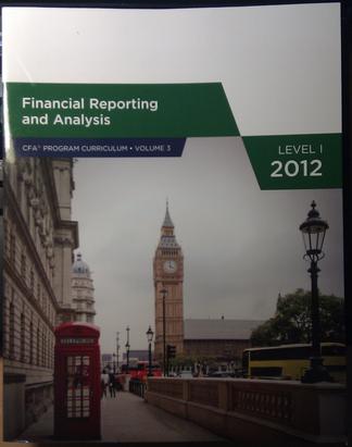 CFA curriculum 2012 level1: Financial Reporting and Analysis