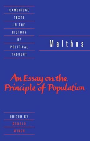 essay on the principle of population (1798) essay on the principle of population (1798)