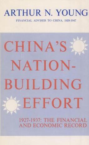 China's Nation Building Effort, 1927-1937