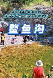 周末1 |【鳌鱼沟】溯溪徒步-踩水纳凉-瀑布为伴密林山谷-避暑路线